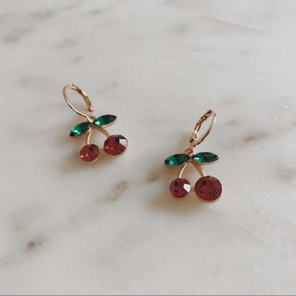 2/$20!💫cherry earrings🍒 - Picture 2 of 4